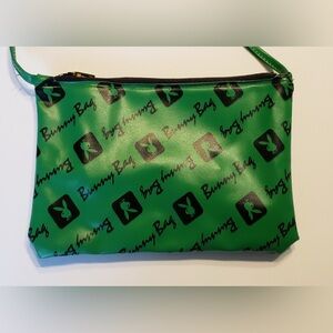 Vintage Rare Playboy Bunny Casino Tip Bag Green & Black Bunny Bag